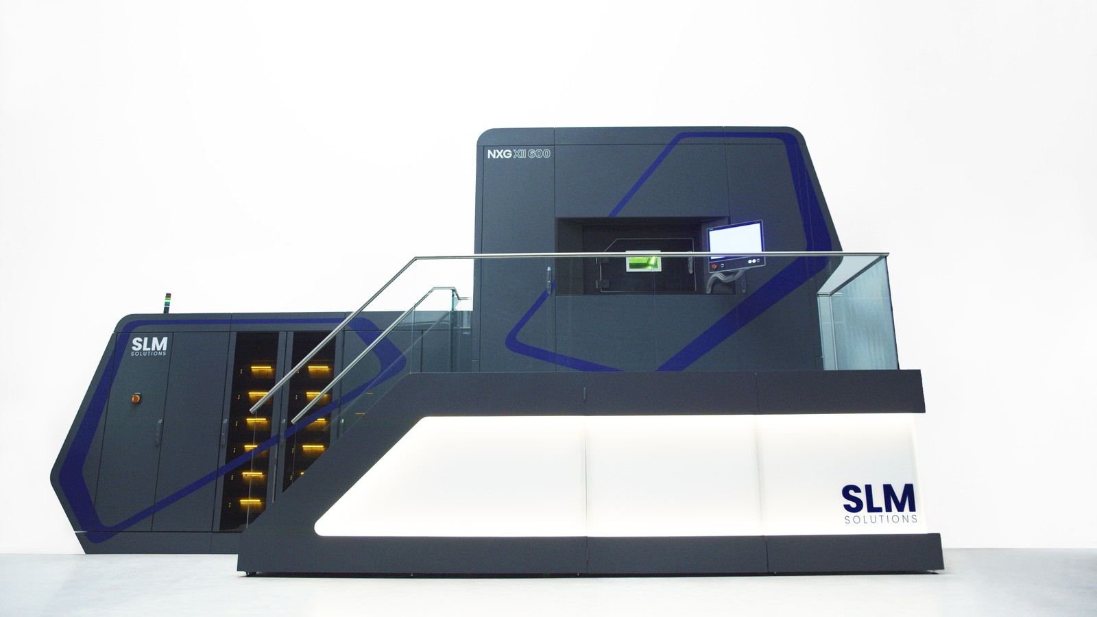 Die Serienproduktion von großen Metallbauteilen ermöglicht die SLM-Maschine NXG XII 600 mit 12 Lasern. 