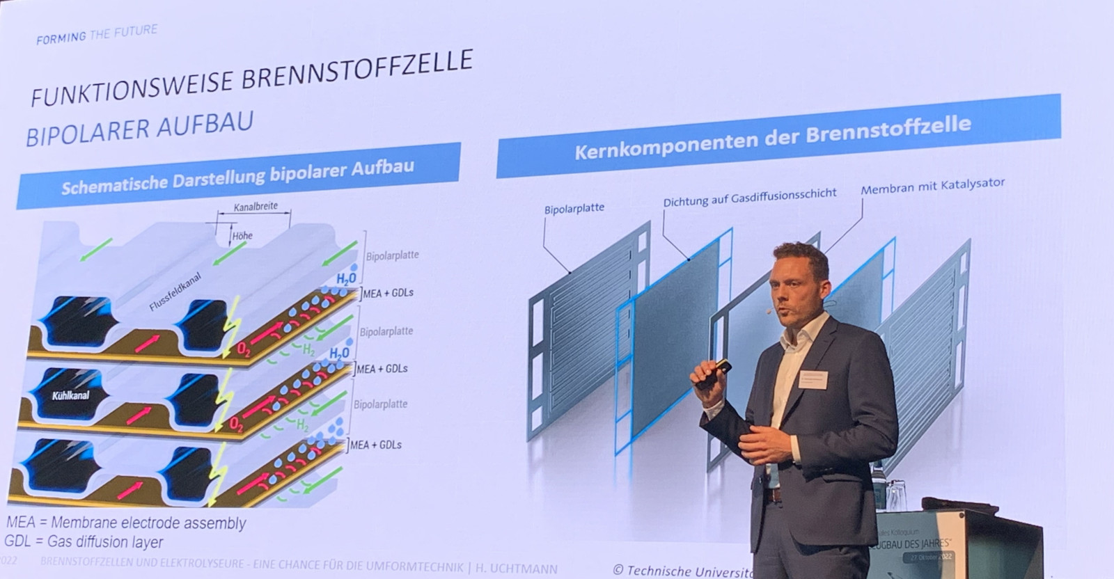 Die Chancen der Wasserstoff-Technologie für Formenbauer, Zerspaner und Umformtechniker hatte Dr. Hermann Uchtmann von der Schuler Group in Göppingen während des 20 Werkzeugbau-Kolloquiums in Aachen erklärt.